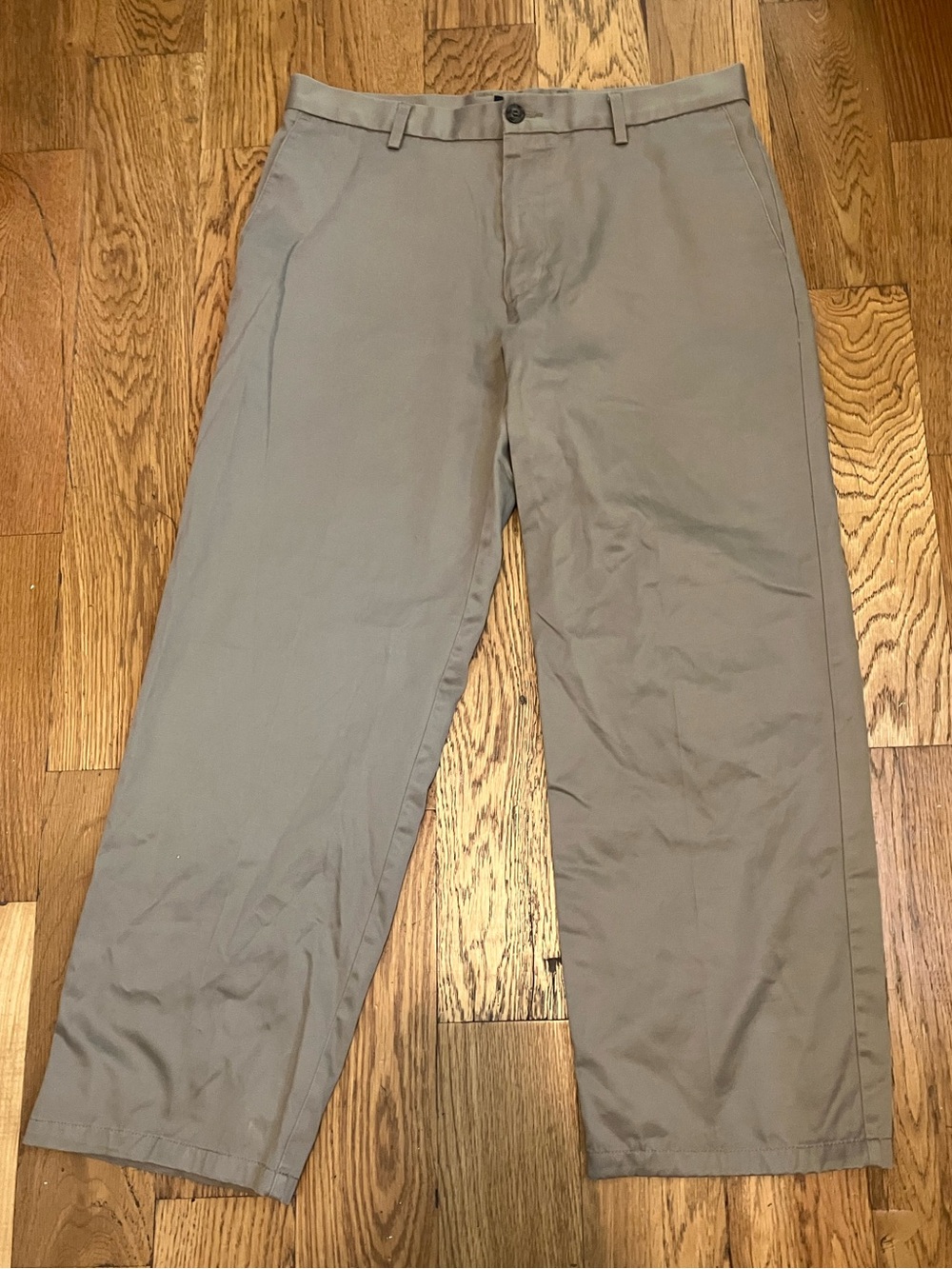 Dockers Men's Classic Fit Khaki Pants 34x29 100% Cotton Used Trousers Good
